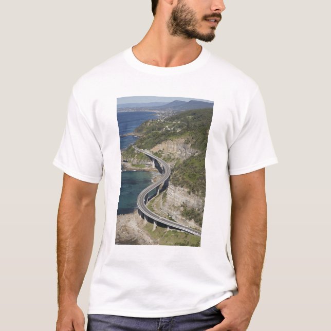Camiseta Vista aérea del puente Sea Cliff cerca de Wollongo (Anverso)