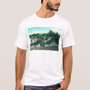 Camiseta Vista aérea exterior de la cabaña francesa