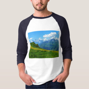 Camiseta Vista alpina en Suiza