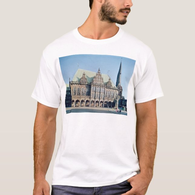 Camiseta Vista ayuntamiento, construida 1405-09 (Anverso)