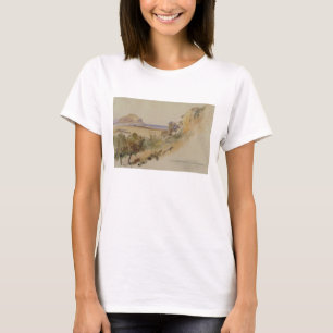 Camiseta Vista cerca de Palermo, 1847 (pluma y tinta con p/