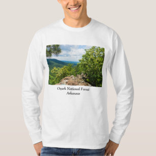 Camiseta Vista de acantilado forestal nacional de Ozark