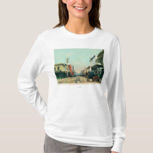 Camiseta Vista de AvenueSanta pacífico Cruz, CA