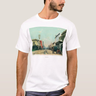 Camiseta Vista de AvenueSanta pacífico Cruz, CA