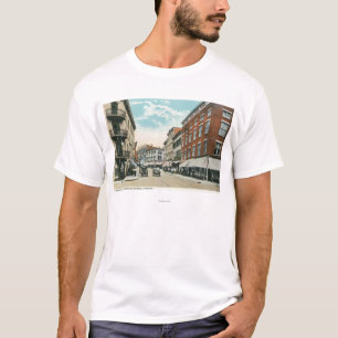Camiseta Vista de Broadway y de la calle de la esquina del
