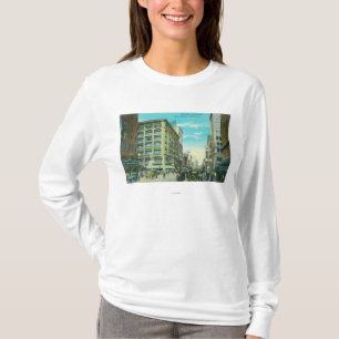 Camiseta Vista de Broadway y de la séptima esquina