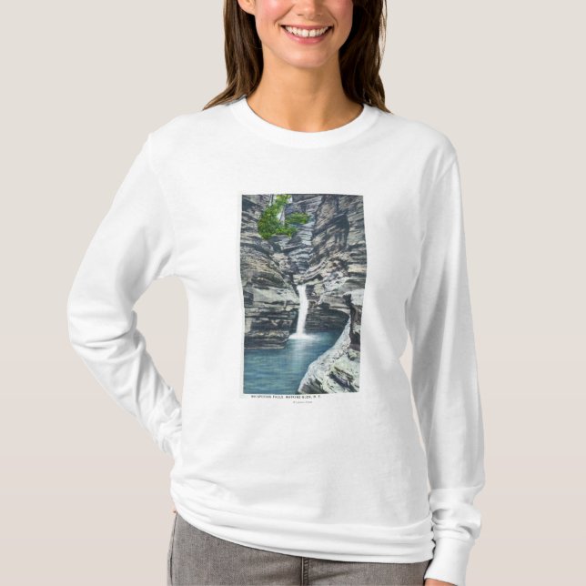 Camiseta Vista de caídas susurrantes (Anverso)