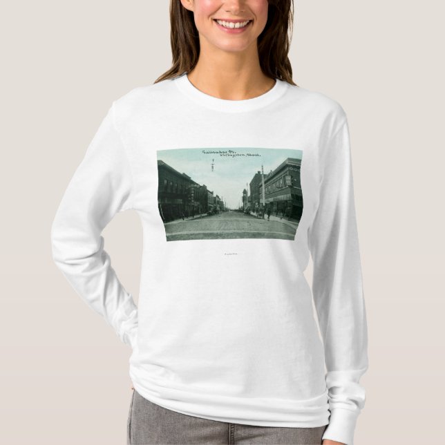 Camiseta Vista de Callender StreetLivingston, TA (Anverso)
