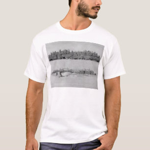 Camiseta Vista de Carcasona del lado oeste
