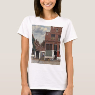 Camiseta Vista de casas en Delft por Johannes Vermeer