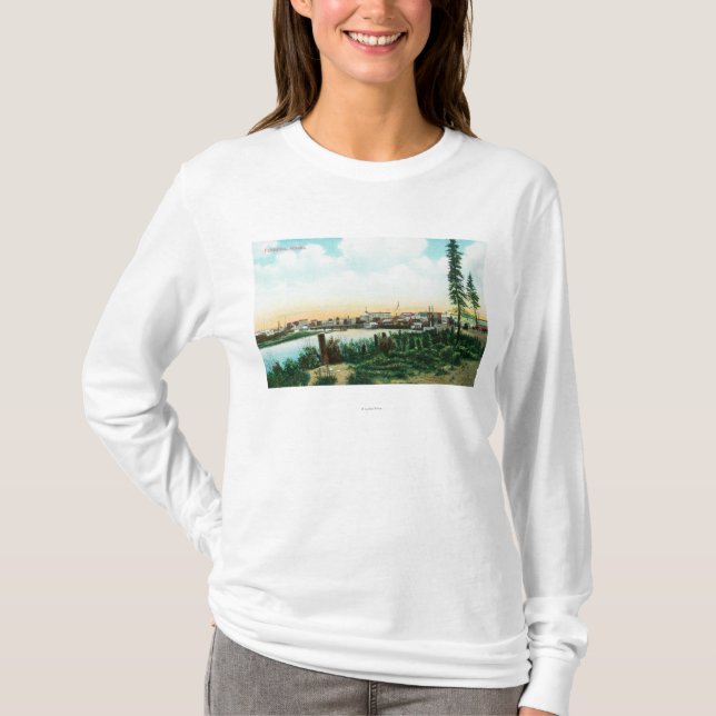 Camiseta Vista de CityFairbanks, AK (Anverso)