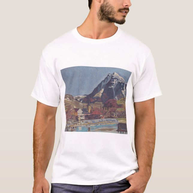 Camiseta Vista de Dolný Kubín por Arnold Peter Weisz (Anverso)