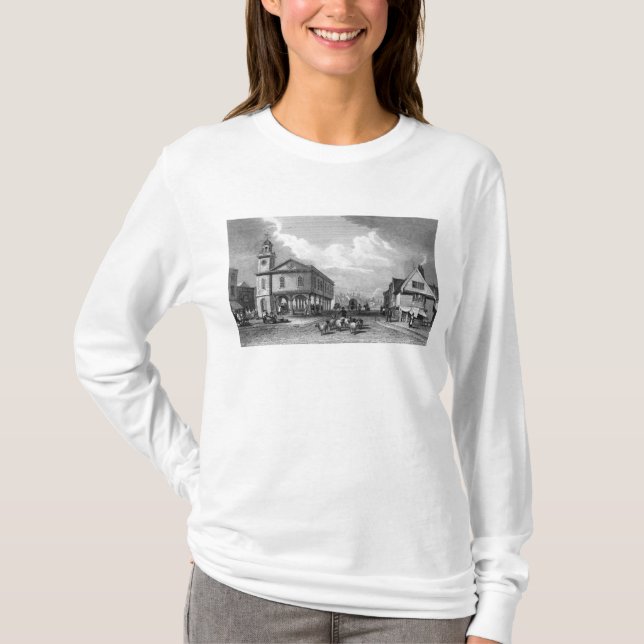 Camiseta Vista de Faversham, Kent, 1832 (Anverso)