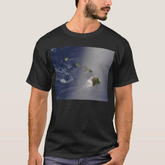 Camiseta Vista de Hawaii del espacio