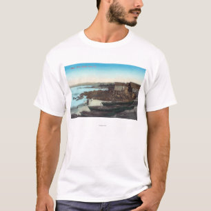 Camiseta Vista de la arboleda de ChinatownPacific, CA