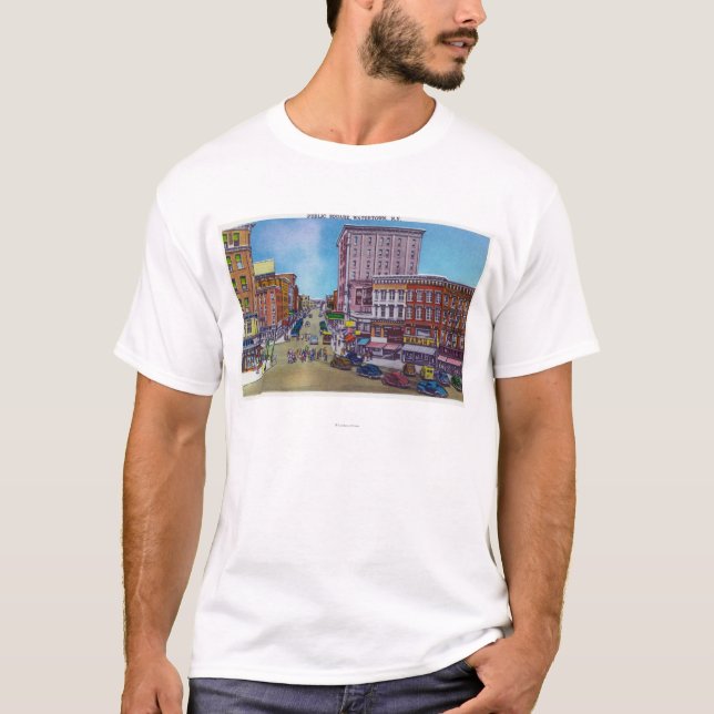Camiseta Vista de la arena pública (Anverso)