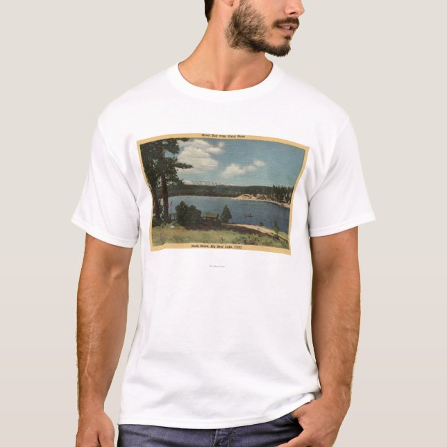 Camiseta Vista de la bahía de la lechada de Dana Point (Anverso)