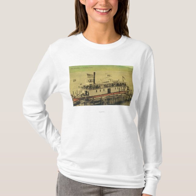 Camiseta Vista de la barca de Klondike (Anverso)