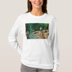 Camiseta Vista de la cala del coyote en las aguas termales