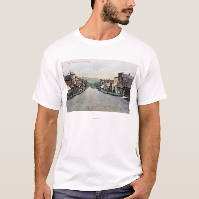 Camiseta Vista de la calle principal 2 (Anverso)