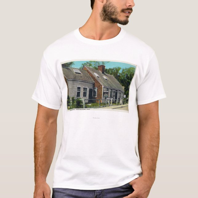 Camiseta Vista de la casa más vieja de la ciudad (Anverso)
