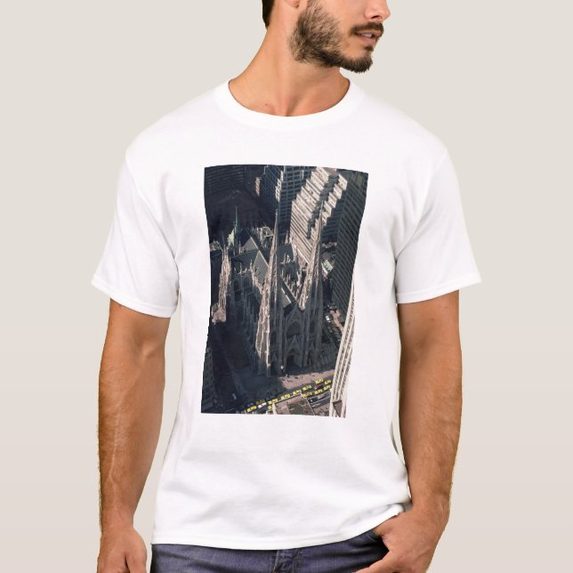 Camiseta Vista de la catedral de St Patrick (Anverso)