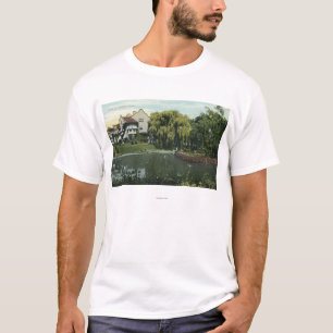 Camiseta Vista de la charca del sauce