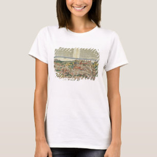 Camiseta Vista de la ciudad de Roma, desde la Corona de Nur