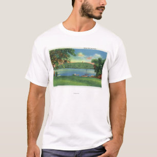 Camiseta Vista de la colina y de la torre de Scargo