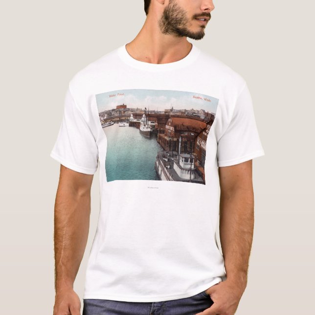 Camiseta Vista de la costa (Anverso)