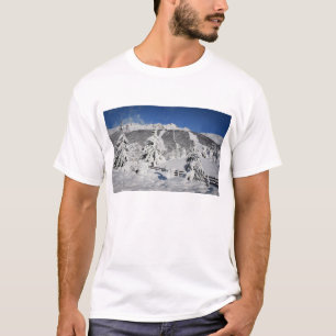 Camiseta Vista de la estación de esquí de Catedral en