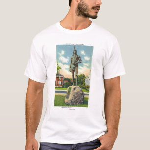 Camiseta Vista de la estatua de Massasoit # 2