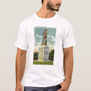 Camiseta Vista de la estatua minuciosa del hombre