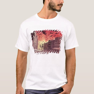 Camiseta Vista de la explosión fabulosa en el gran fuego