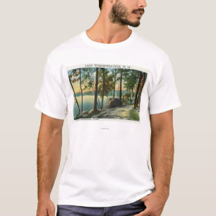 Camiseta Vista de la formación de roca del viejo hombre