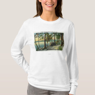 Camiseta Vista de la formación de roca del viejo hombre