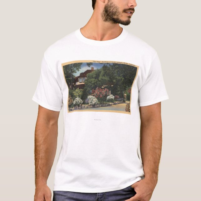 Camiseta Vista "de la granja," la casa de Carole Lombard (Anverso)