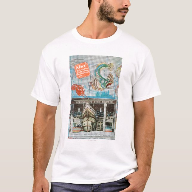 Camiseta Vista de la gruta de los pescados de Bernstein con (Anverso)