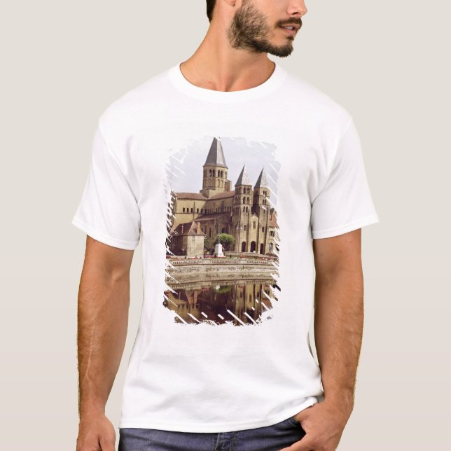 Camiseta Vista de la iglesia de Notre-Dame (Anverso)