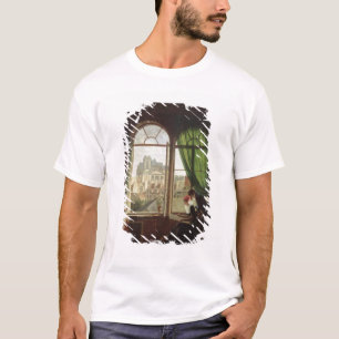 Camiseta Vista de la iglesia del Santo-Eustache
