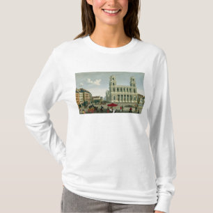 Camiseta Vista de la iglesia del Santo-Sulpice