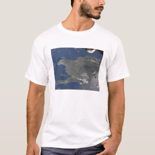Camiseta Vista de la isla caribeña de La Española