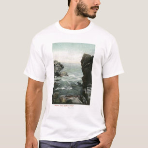 Camiseta Vista de la isla de panaderos, quebrada de las