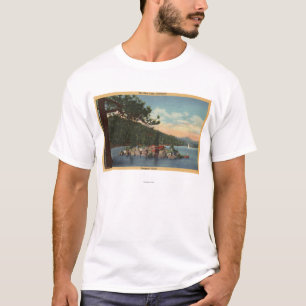 Camiseta Vista de la isla del tesoro