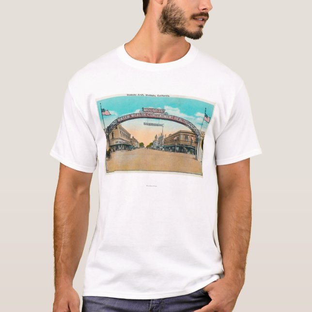 Camiseta Vista de la Modesto ArchModesto que da la (Anverso)