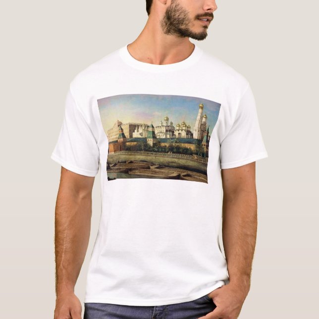 Camiseta Vista de la Moscú el Kremlin del terraplén (Anverso)