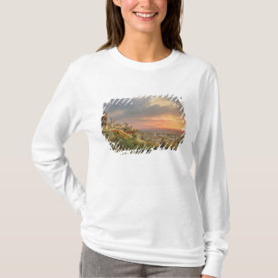 Camiseta Vista de la mota Montmartre, c.1830