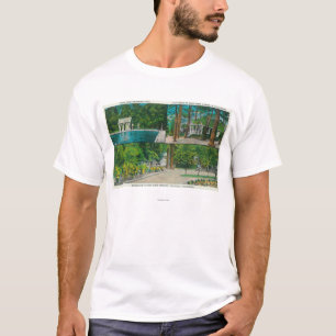 Camiseta Vista de la opinión ResortCastella, CA del risco