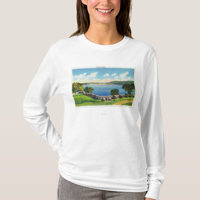 Camiseta Vista de la pared del sur (Anverso)