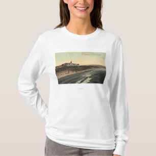 Camiseta Vista de la playa y del hotel Redondo